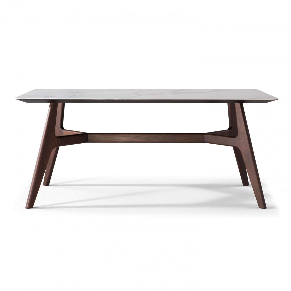 PLETTRO DARK BROWN ASH DINING TABLE