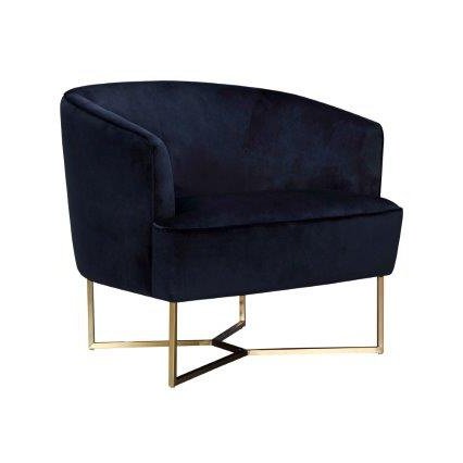 BLACK VELVET CHAIR