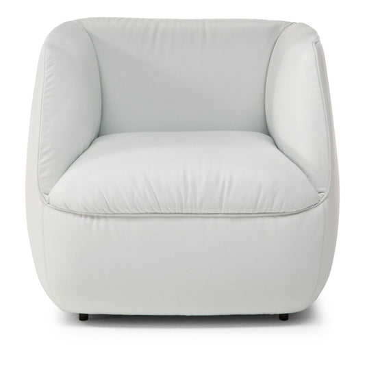WALLY MOSS LEATHER SWIVEL CHAIR