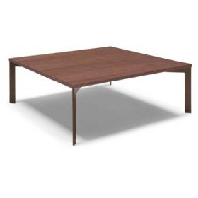 WIRE WOOD TOP COCKTAIL TABLE