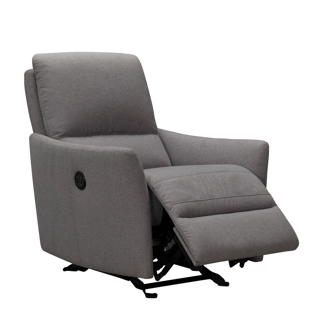 GREY FABRIC RECLINER
