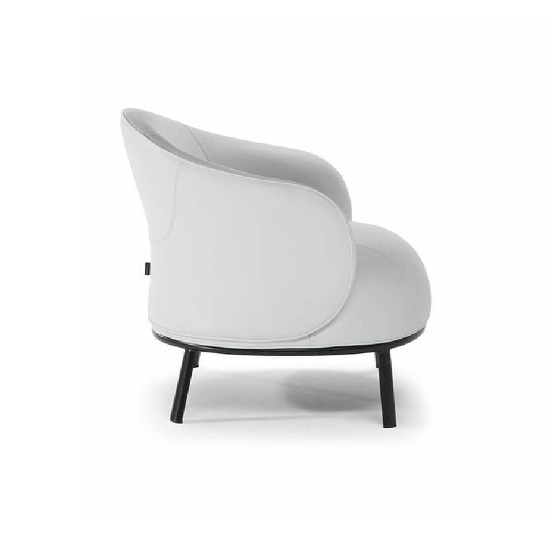 BOTANIC WHITE LEATHER CHAIR