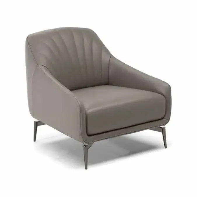 FELICITA BEIGE LEATHER CHAIR