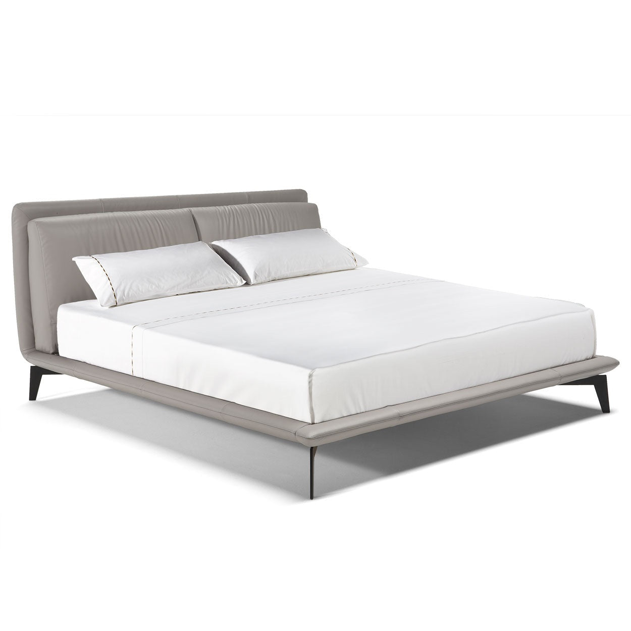 GIUNCA LIGHT GREY QUEEN BED