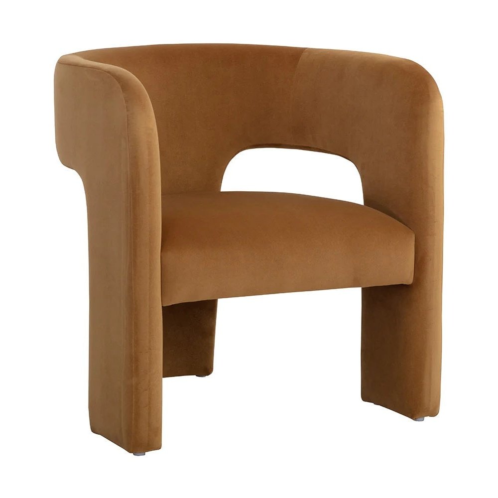 ISIDORE GOLD VELVET CHAIR