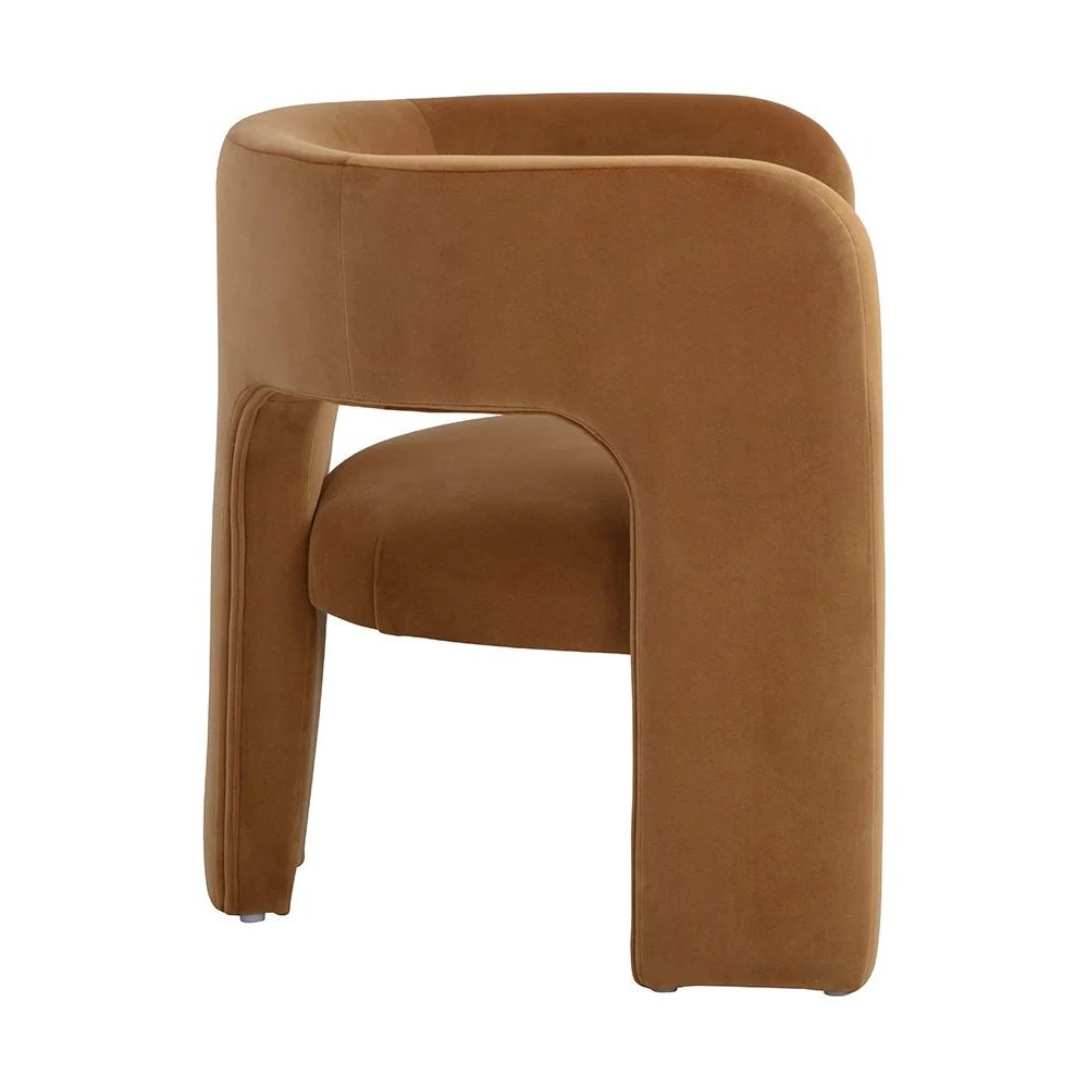 ISIDORE GOLD VELVET CHAIR