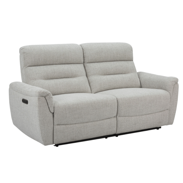 PRIMO LIGHT GREY RECLINING SOFA