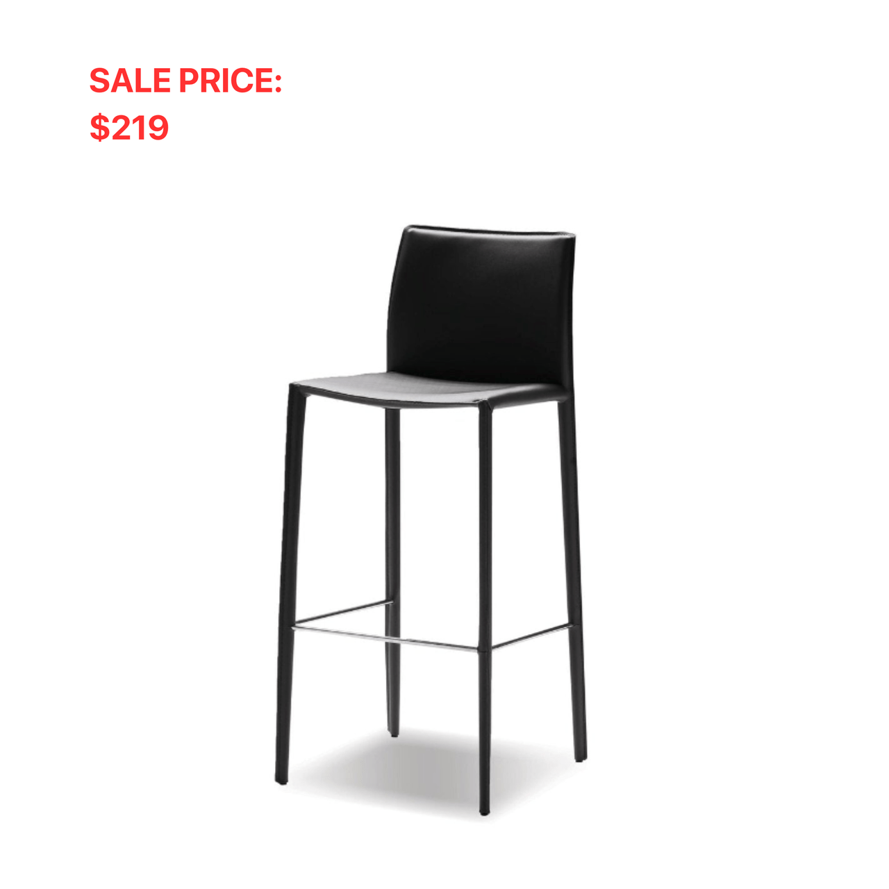 ZAK BLACK COUNTER STOOL