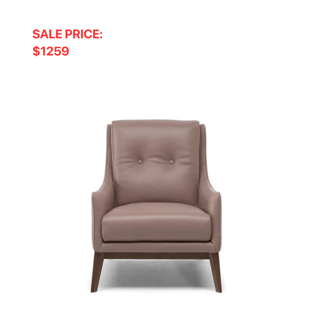 AMICIZA CAMEL LEATHER CHAIR