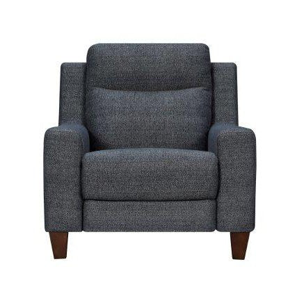 NAVY FABRIC RECLINER