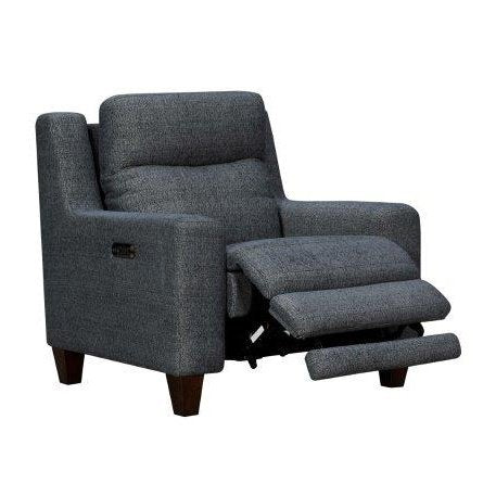 NAVY FABRIC RECLINER