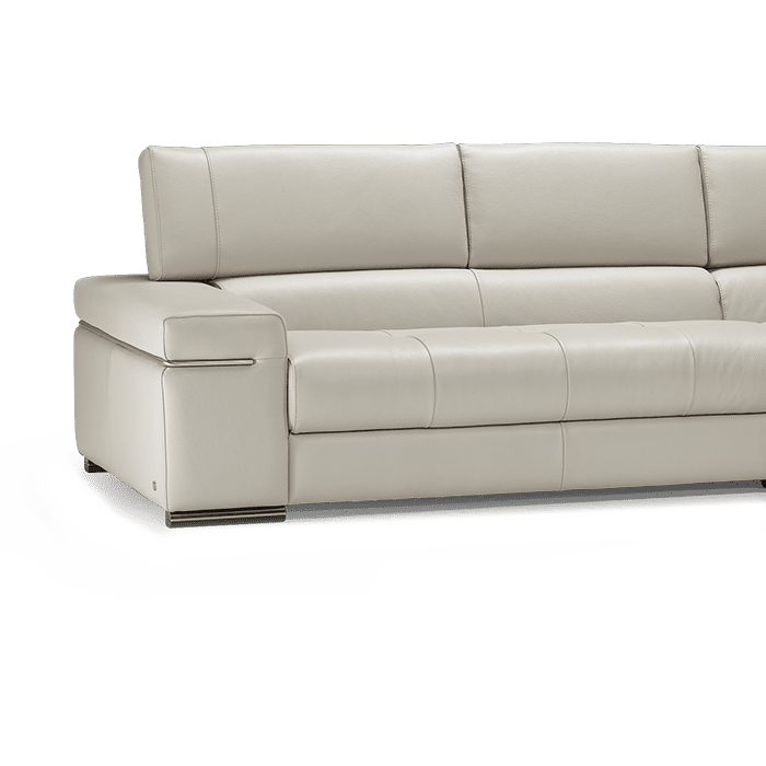 AVANA TAUPE LEATHER LOVESET
