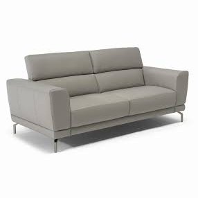 BROOKLYN TAUPE LEATHER SOFA