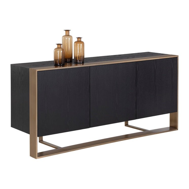 DALTON BLACK & GOLD SIDEBOARD