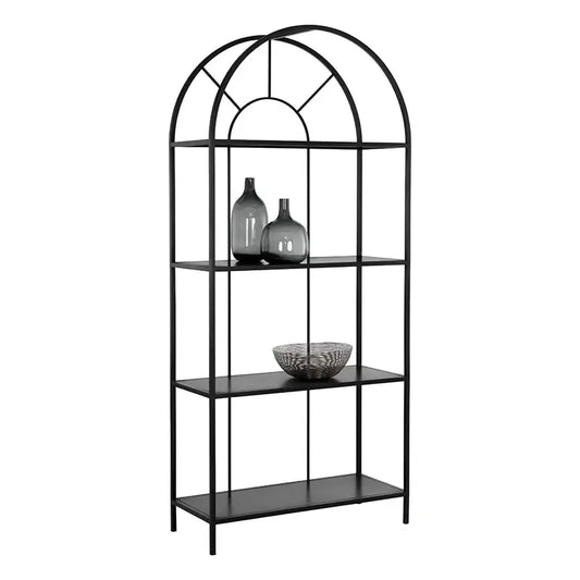 ALCOVE BLACK BOOKCASE