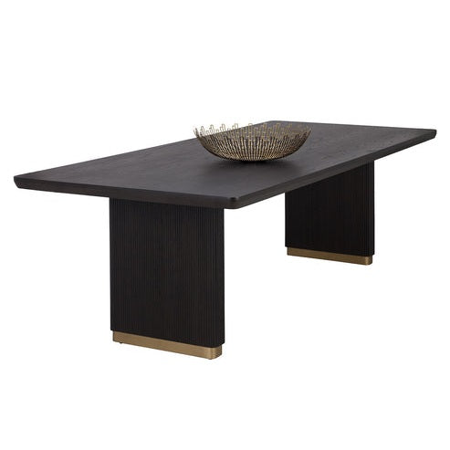 CHARCOAL 96" RECTANGULAR DINING TABLE