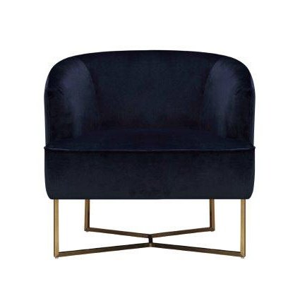 BLACK VELVET CHAIR