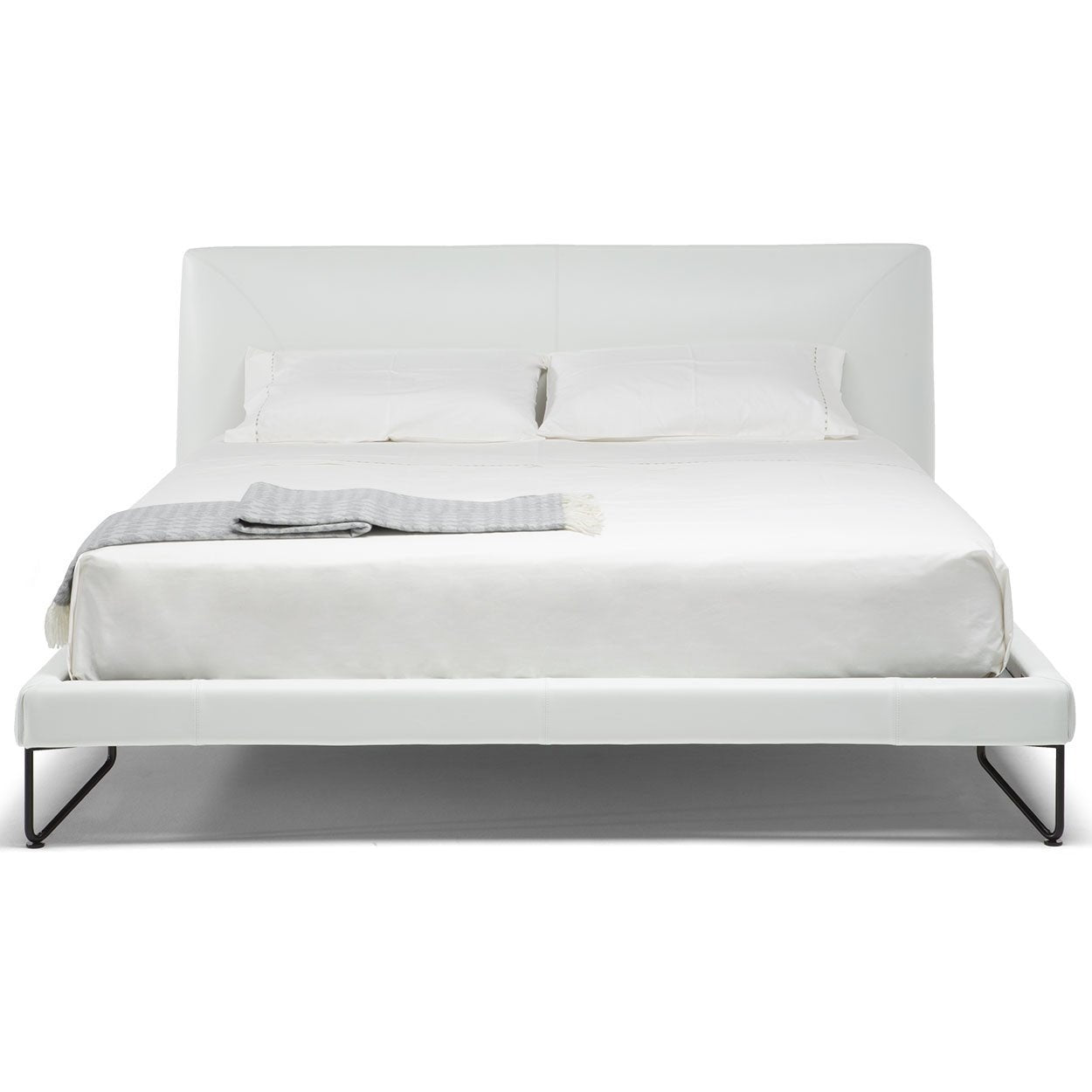 KARTUN KING CHARCOAL FABRIC BED