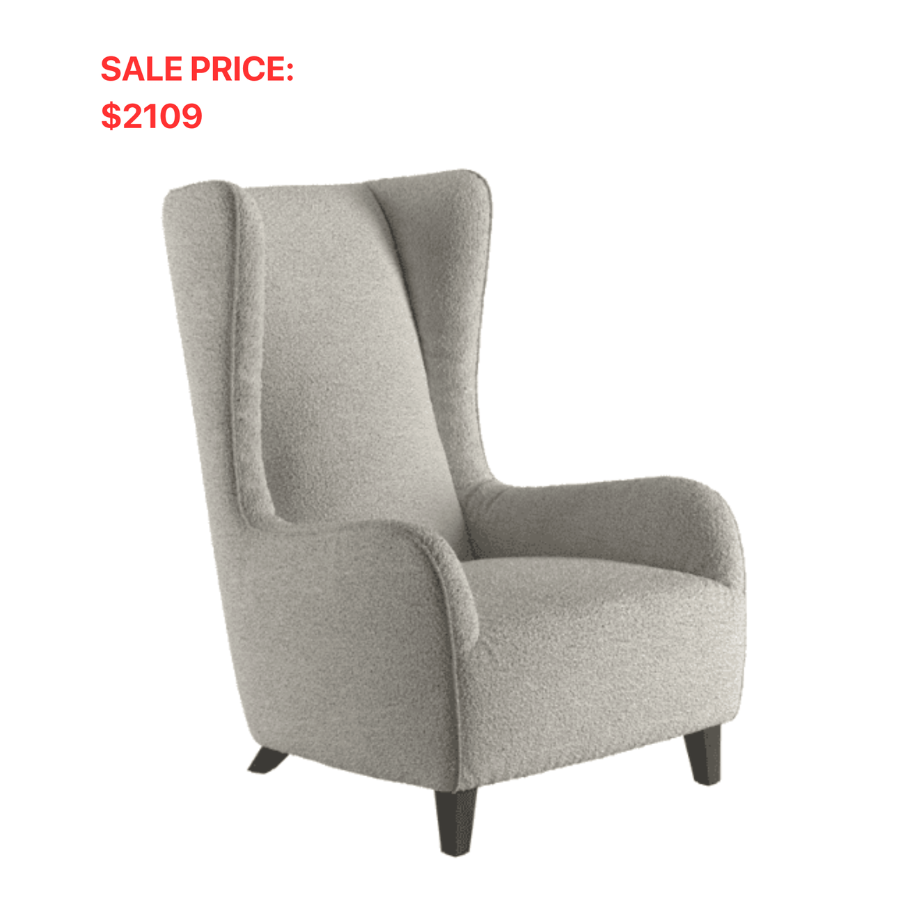 MARLENE TAUPE FABRIC CHAIR