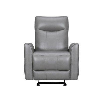 GREY LEATHER RECLINER