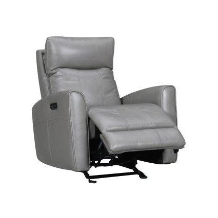 GREY LEATHER RECLINER