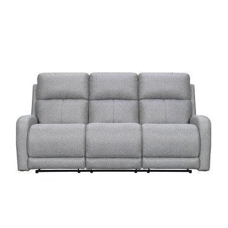 TAUPE FABRIC RECLINING SOFA