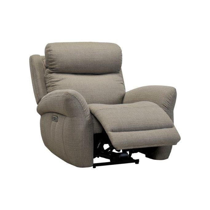 GREY FABRIC RECLINER