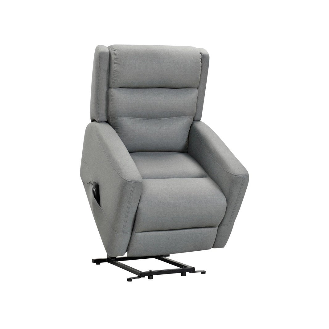 GREY FABRIC LIFT / RECLINING CHAIR