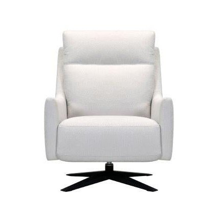 CREAM FABRIC SWIVEL CHAIR