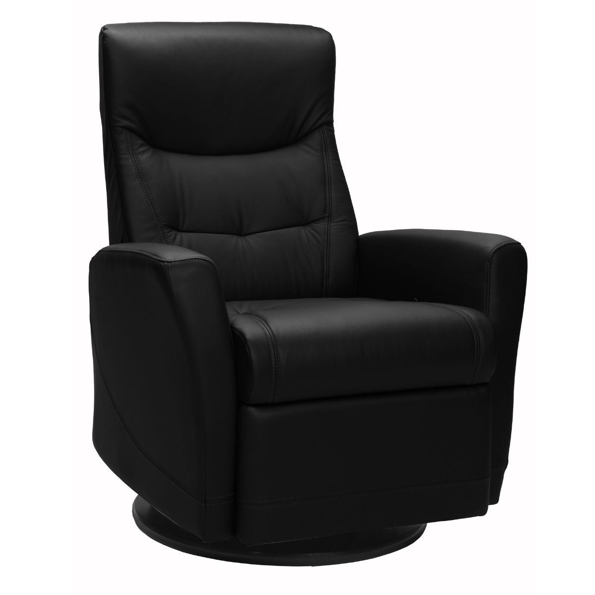 FUTURA BLACK LEATHER RECLINER
