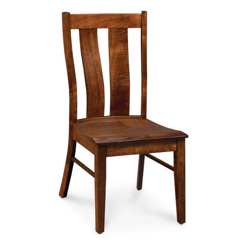 SIMPLY AMISH BROWN SIDE CHAIR
