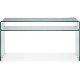 MERCURIO CLEAR GLASS SOFA TABLE