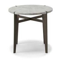 IDO WHITE END TABLE