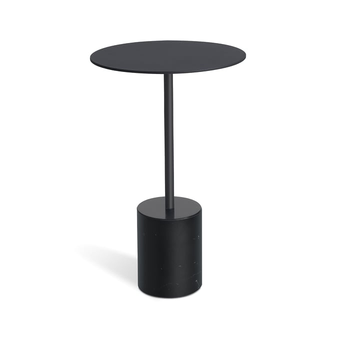 CIRCULO BLACK MEDIUM END TABLE