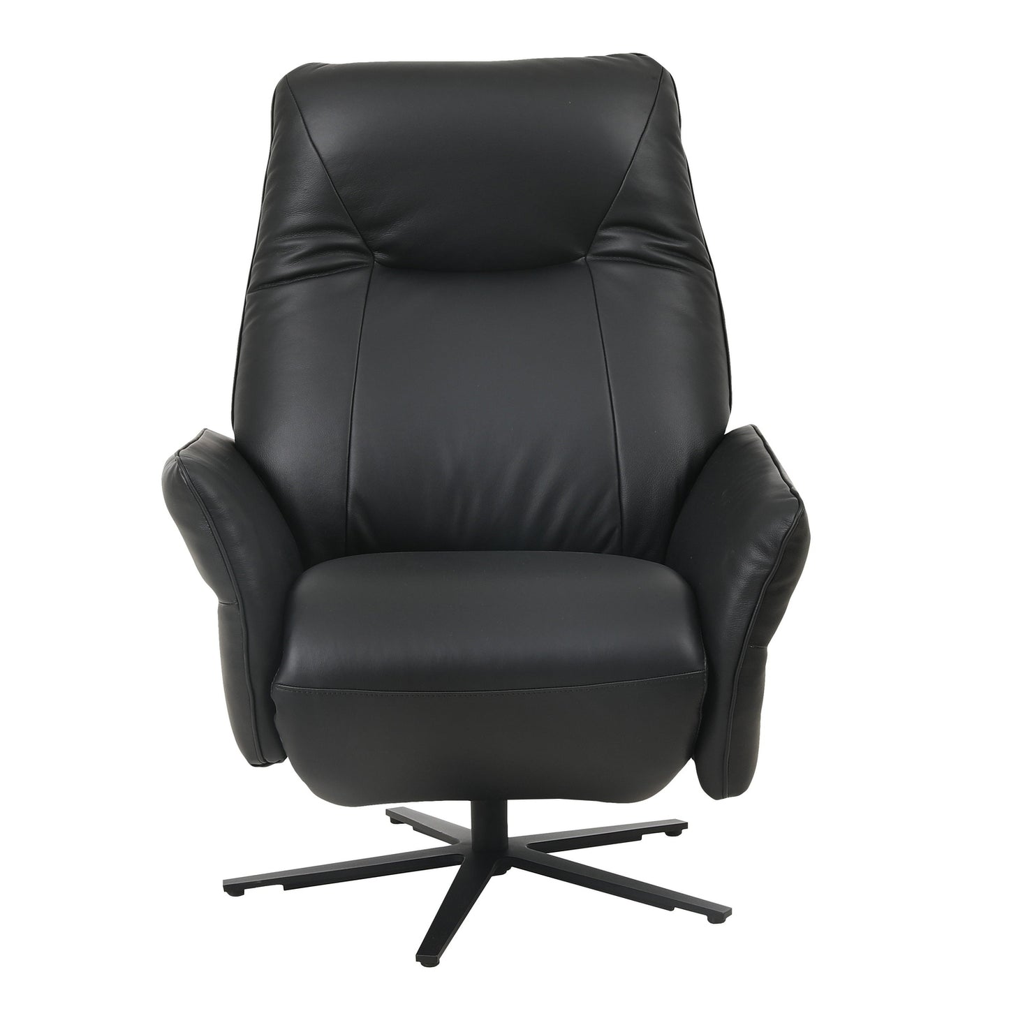 DARK GREY FUTURA LEATHER RECLINER