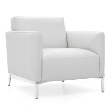 TRATTO WHITE LEATHER CHAIR