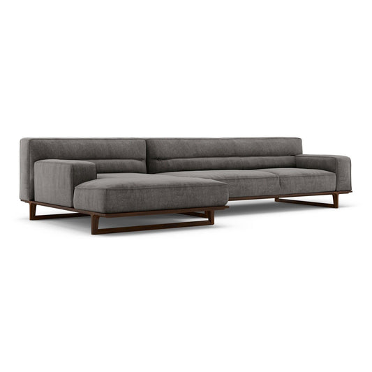 KENDO GREY FABRIC SECTIONAL