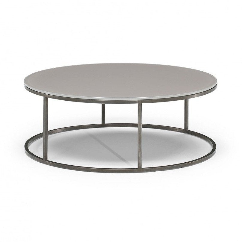 CABARET TAUPE ROUND COCKTAIL TABLE