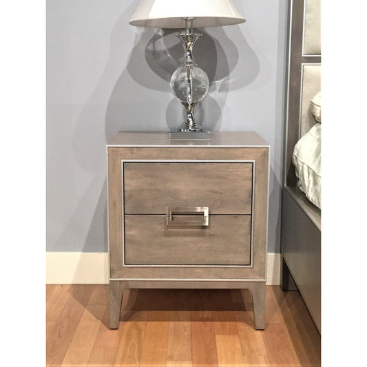 LUXE MISTY GREY NIGHT STAND