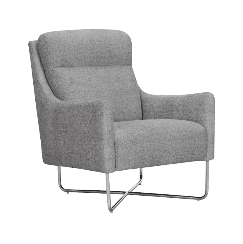 GREY OCCASIONAL CHAIR